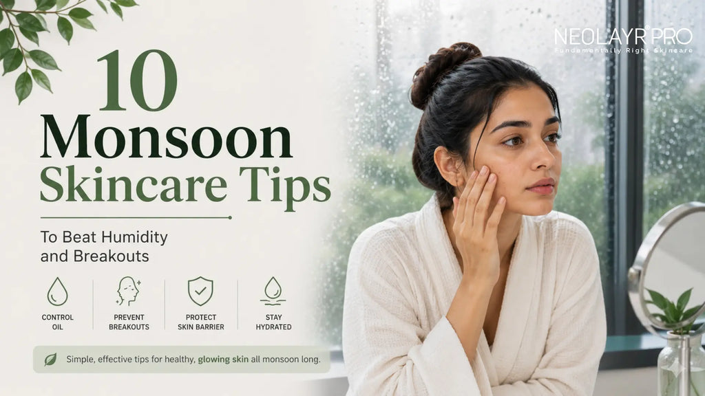10 Monsoon Skincare Tips to Prevent Acne, Oiliness & Dull Skin in 2026