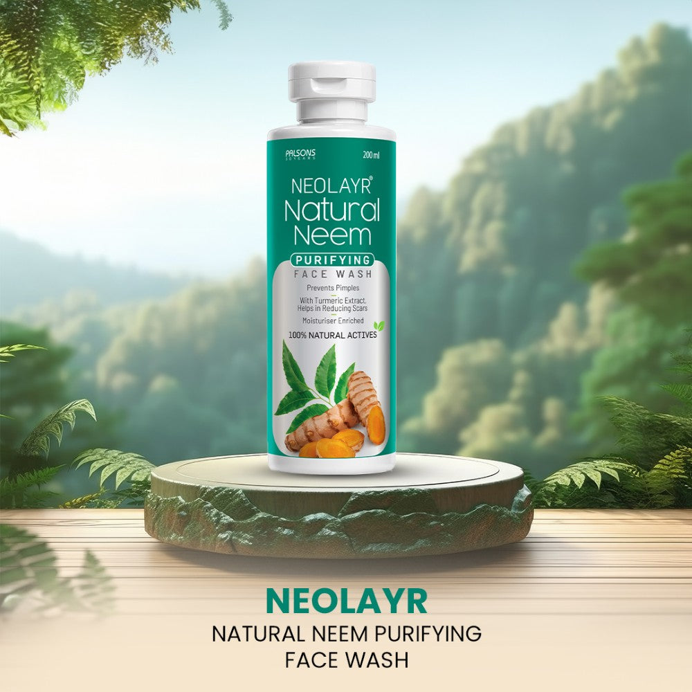 Neolayr Natural Neem Purifying Face Wash