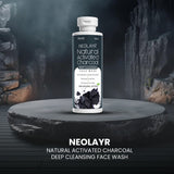 Neolayr Natural Activated Charcoal Deep Cleansing Face Wash