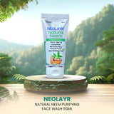 Neolayr Natural Neem Purifying Face Wash