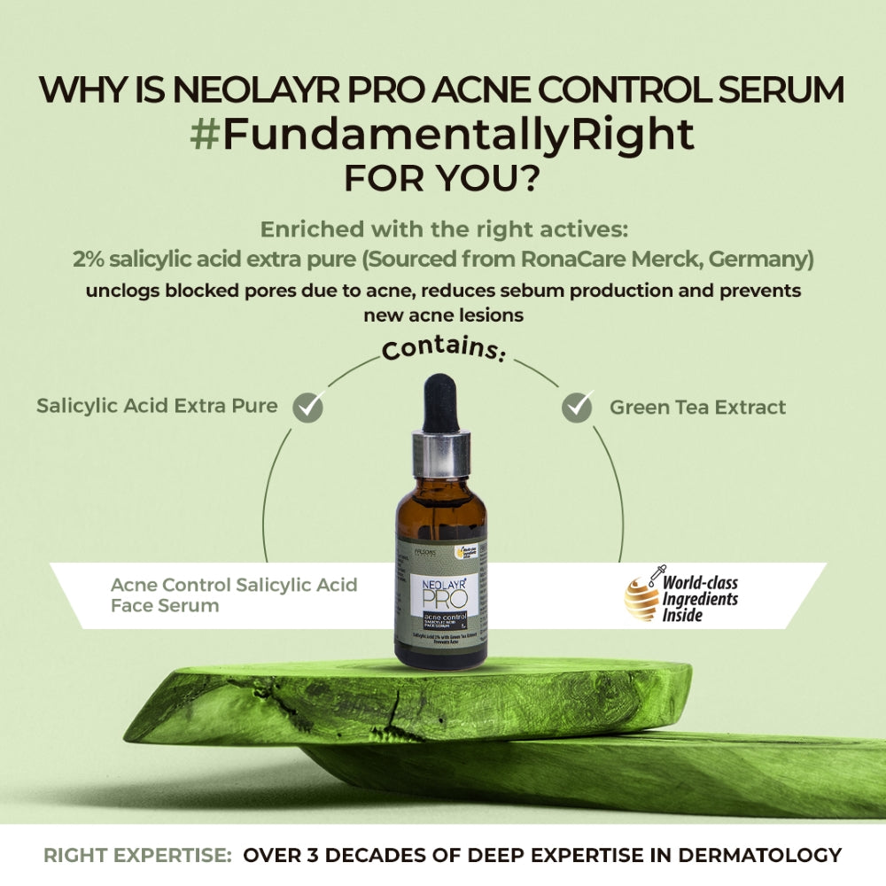 Neolayr Pro Acne Control Salicylic Acid Face Serum 30 ml