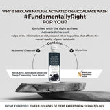 Neolayr Natural Activated Charcoal Deep Cleansing Face Wash