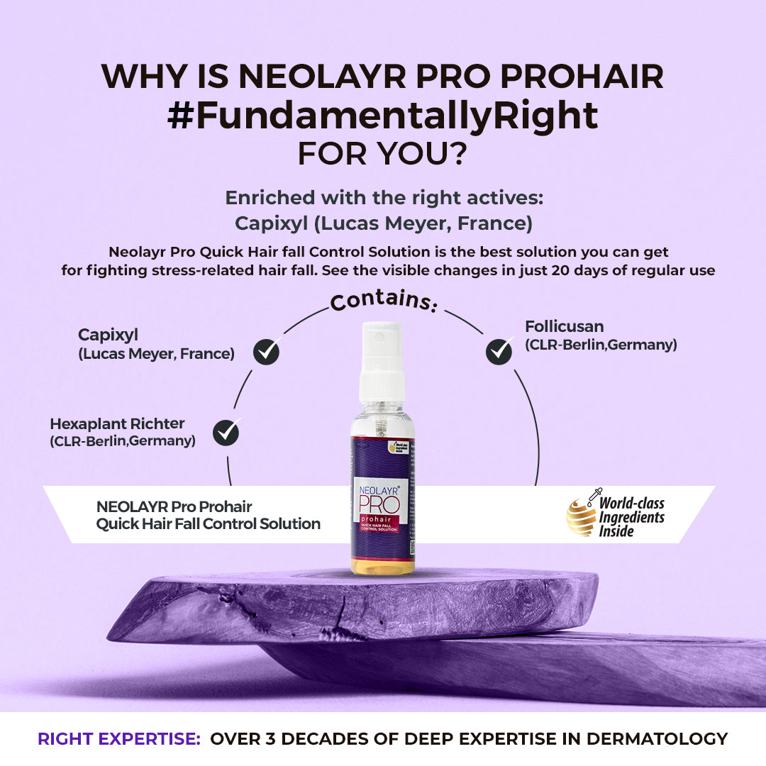 Neolayr Pro Prohair Quick Hair Fall Control Solution 40 ml