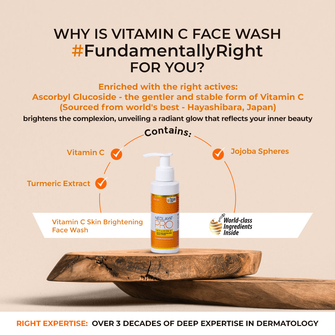 Neolayr Pro Vitamin C Skin Brightening Face Wash 100 ml