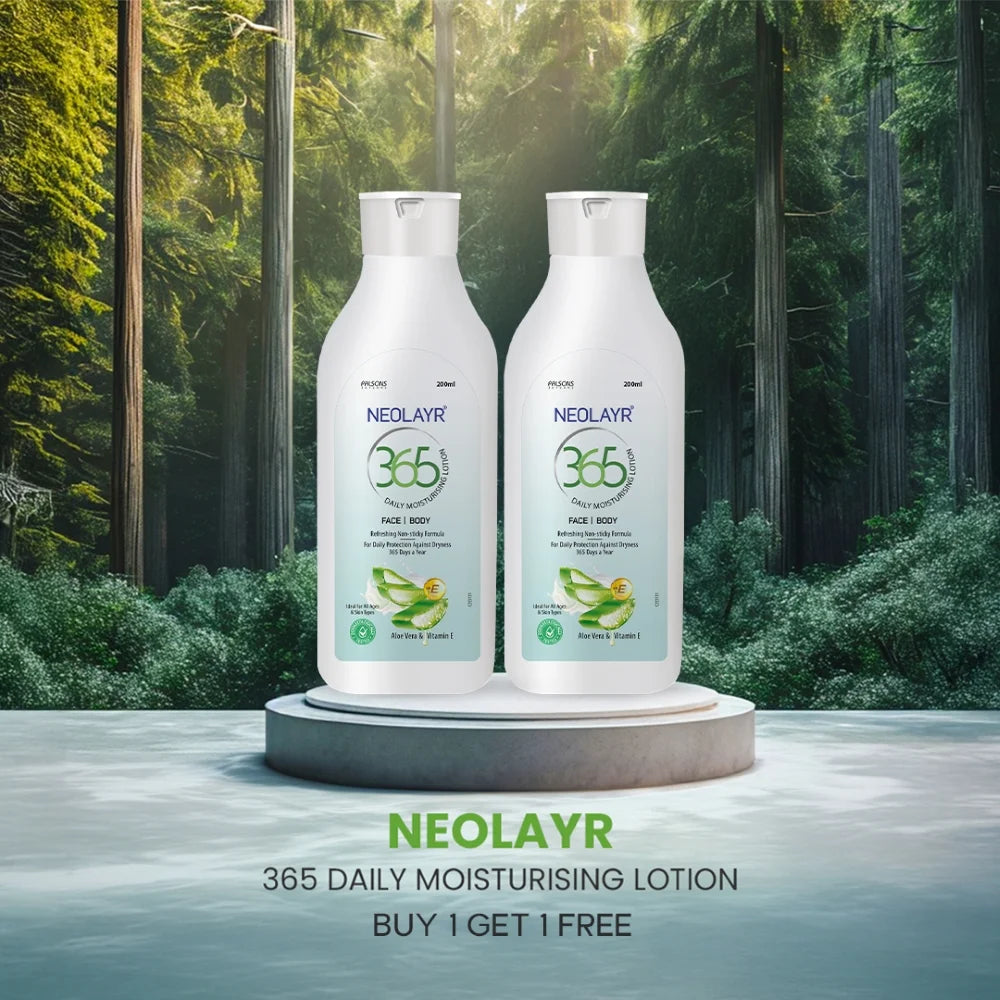 Neolayr 365 Daily Moisturising Lotion 200 ML 1+1 Combo Pack