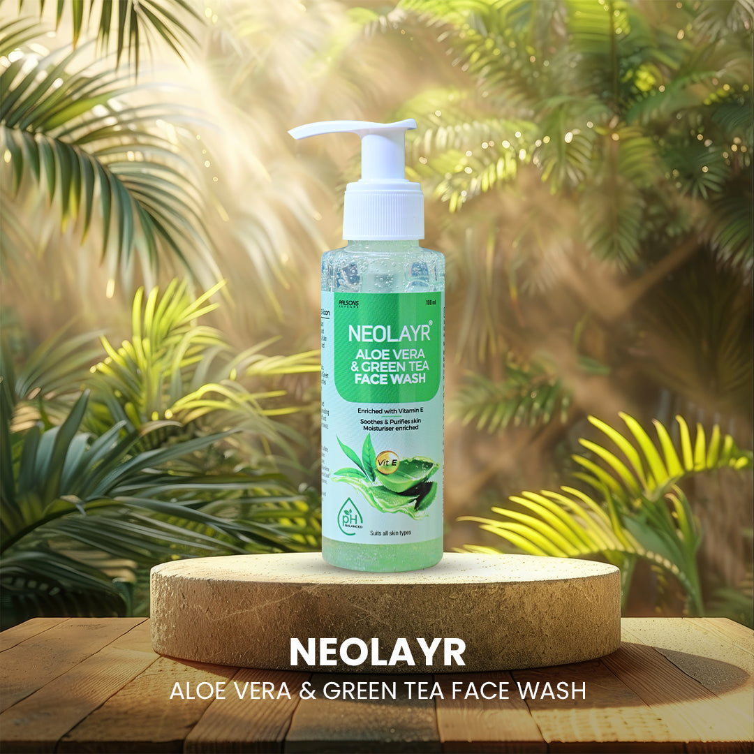 Neolayr Aloe Vera and Green Tea Face Wash 100 ml