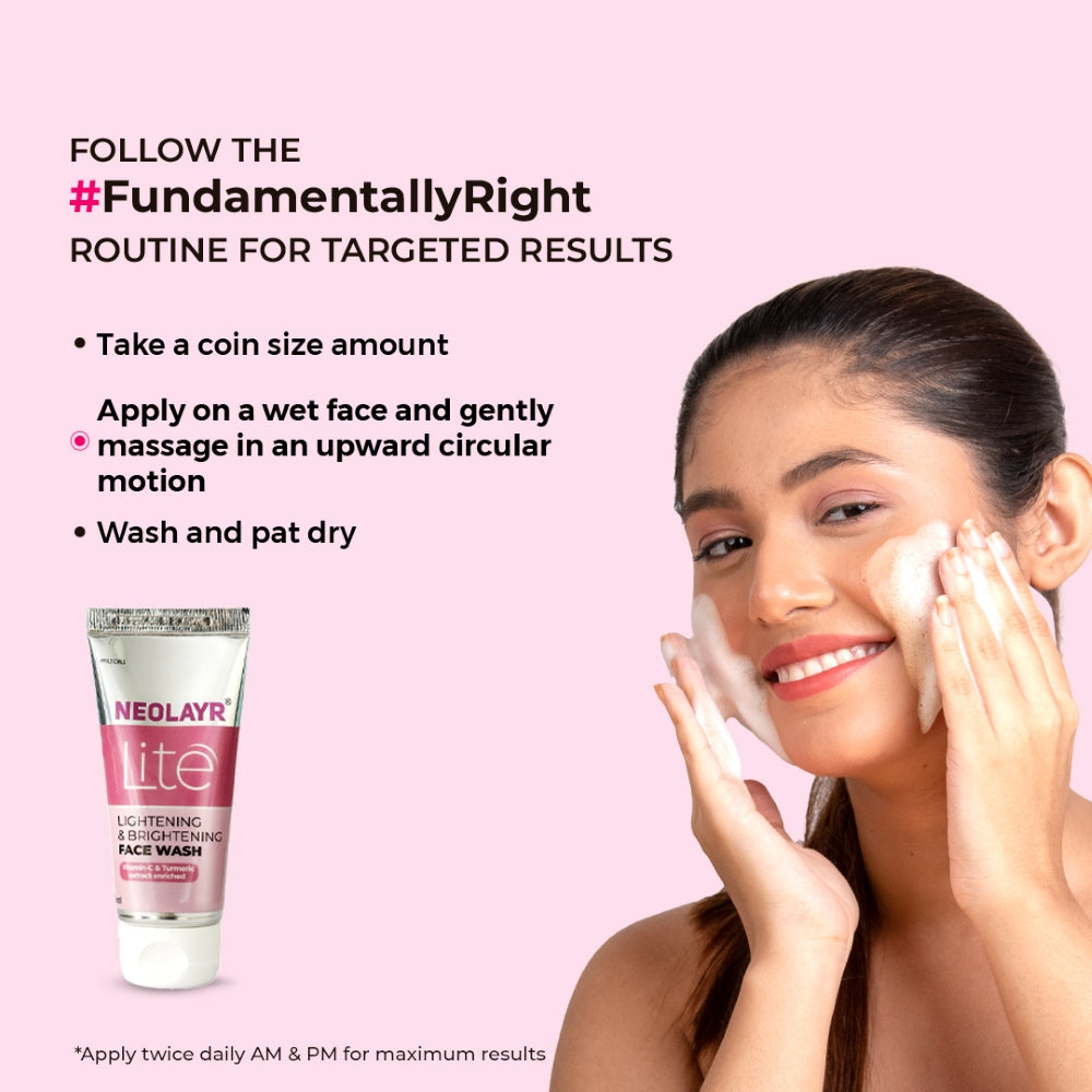 Neolayr Lite Lightening and Brightening Face Wash 50ml