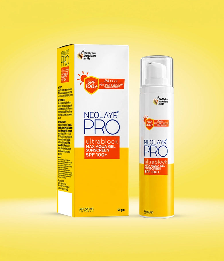 Neolayr Pro Ultrablock Max SPF 100+ PA++++ Aqua Gel Sunscreen 50 gm