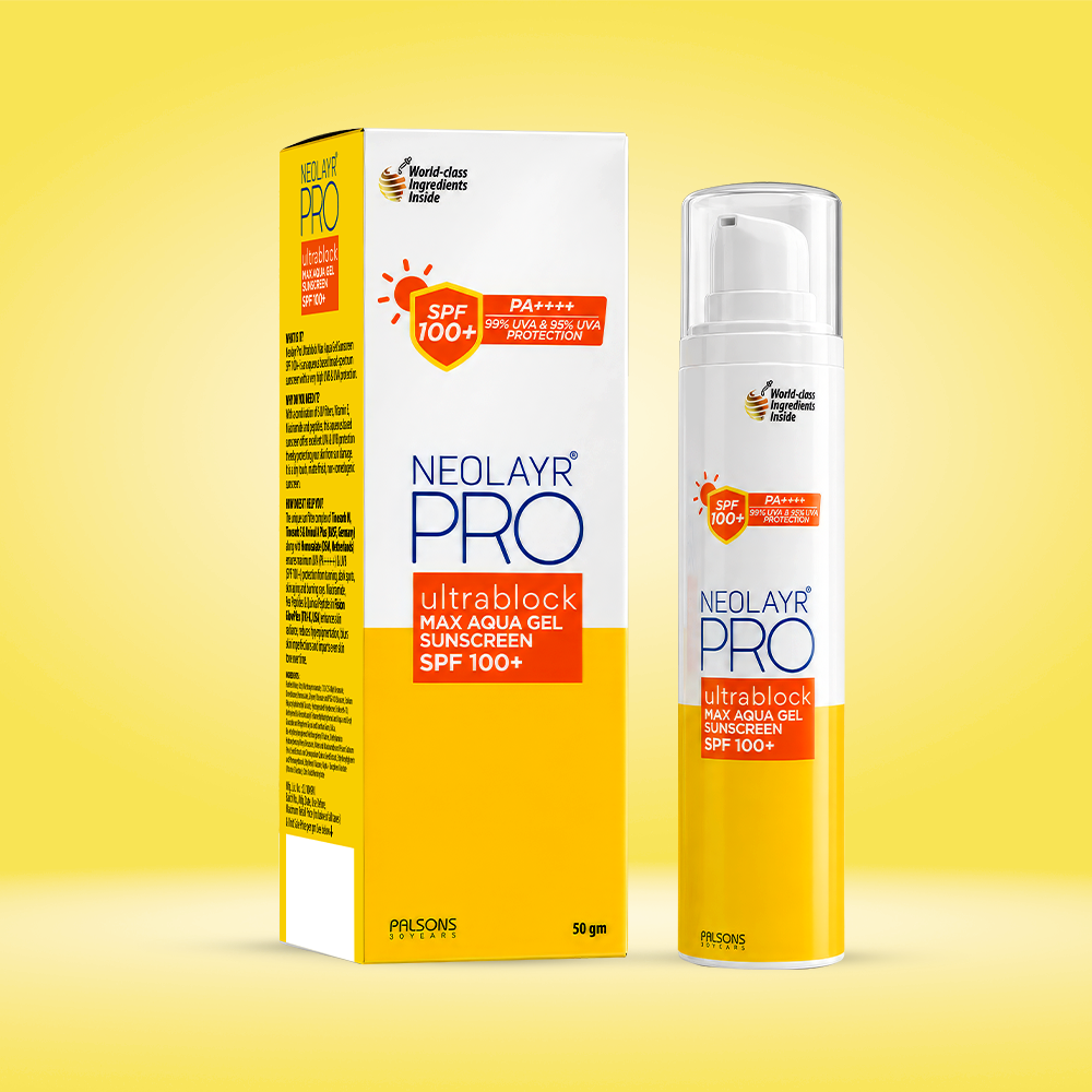 Neolayr Pro Ultrablock Max SPF 100+ PA++++ Aqua Gel Sunscreen 50 gm